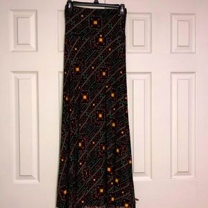 LuLaRoe women’s XXS long geometric high‎ waist long skirt